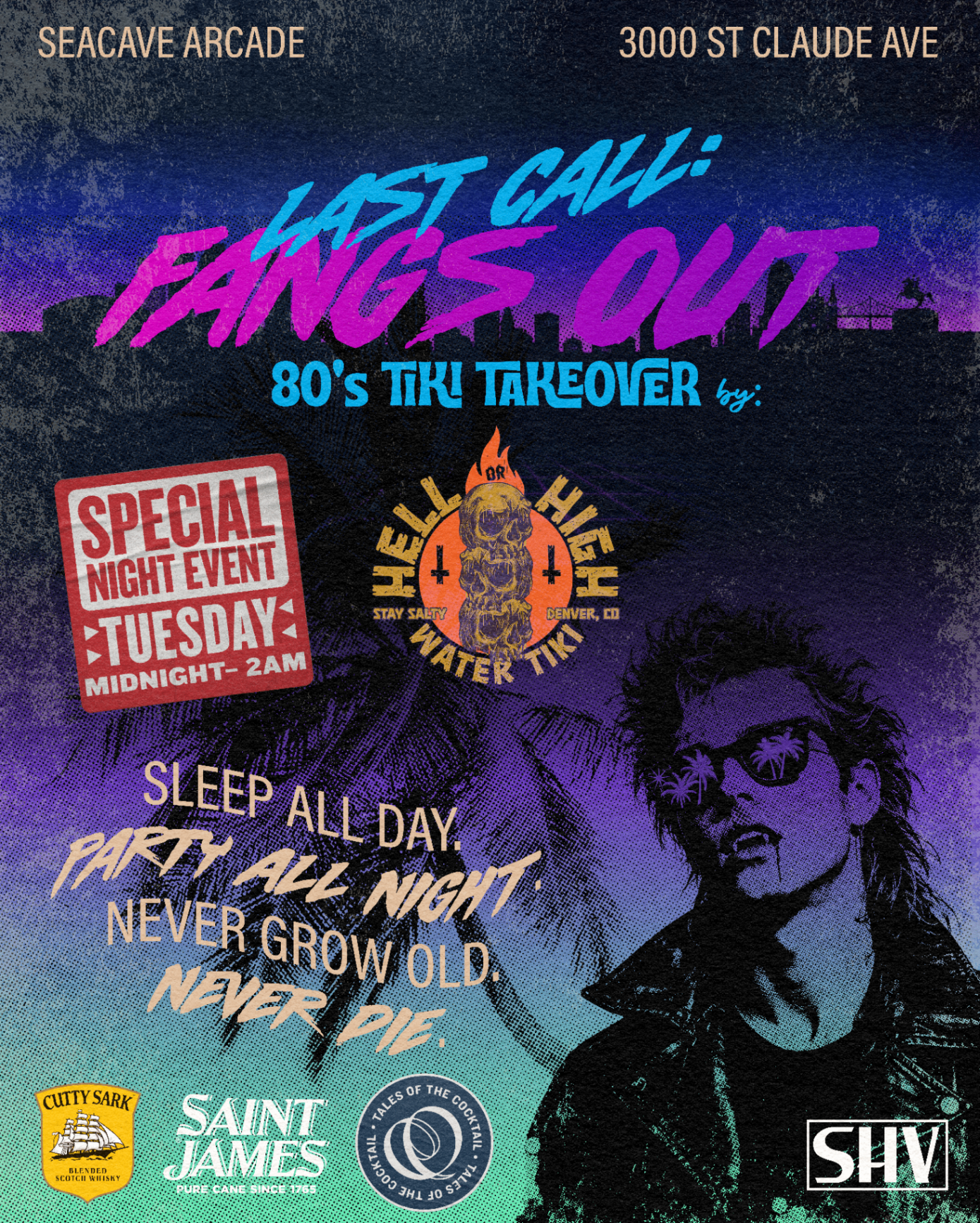 Fangs Out — 80s Tiki Takeover